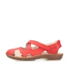 Rieker Damen Ballerinas feuerrot
