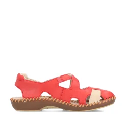 Rieker Damen Ballerinas feuerrot