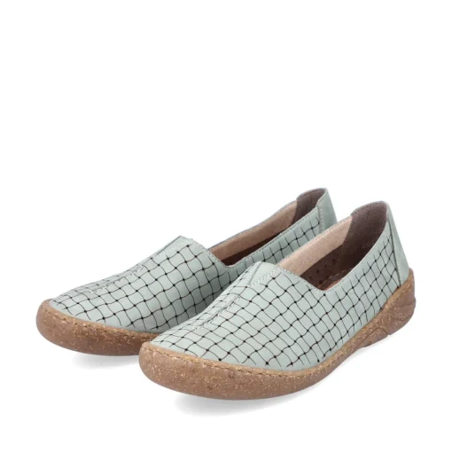 Rieker Damen Ballerinas mintgrün