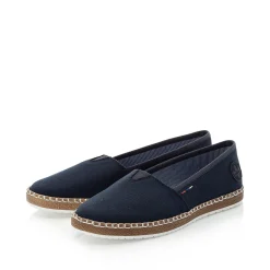 Rieker Damen Ballerinas marineblau