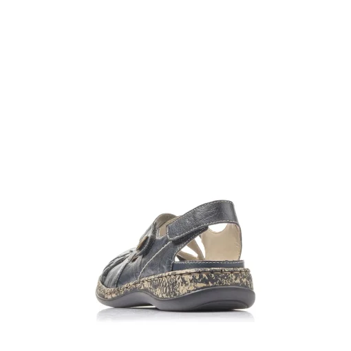 Rieker Damen Ballerinas marineblau