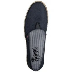 Rieker Damen Ballerinas marineblau