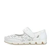 Rieker Damen Ballerinas reinweiss