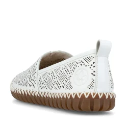 Rieker Damen Ballerinas reinweiss