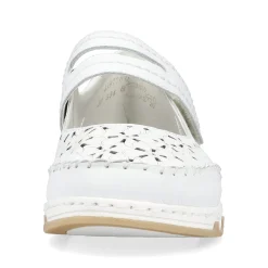 Rieker Damen Ballerinas reinweiss