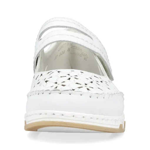 Rieker Damen Ballerinas reinweiss