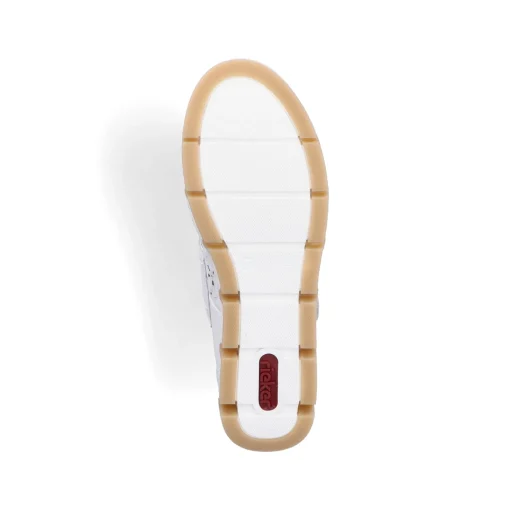 Rieker Damen Ballerinas reinweiss