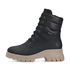 Rieker Damen Biker Boots urbanschwarz
