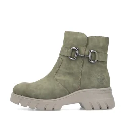 Rieker Damen Biker Boots schilfgrün