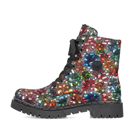 Rieker Damen Biker Boots bunt