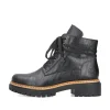 Rieker Damen Biker Boots nachtschwarz