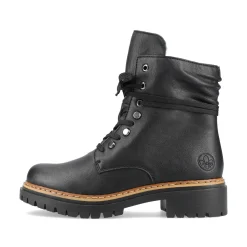 Rieker Damen Biker Boots tiefschwarz