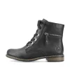 Rieker Damen Biker Boots tiefschwarz