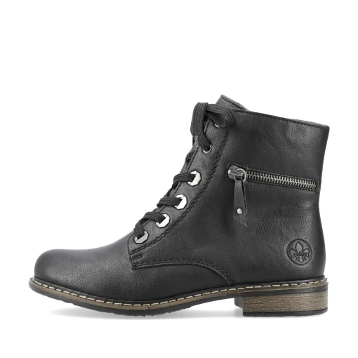 Rieker Damen Biker Boots tiefschwarz