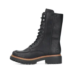 Rieker Damen Biker Boots asphaltschwarz