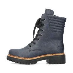 Rieker Damen Biker Boots pazifikblau