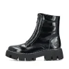 Rieker Damen Biker Boots glanzschwarz