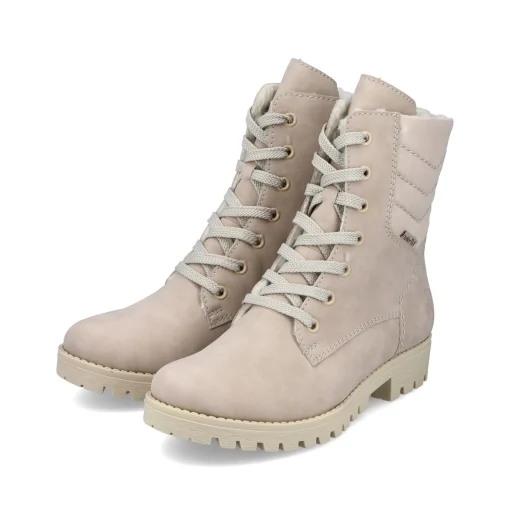 Rieker Damen Biker Boots sandbeige