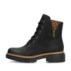 Rieker Damen Biker Boots nachtschwarz