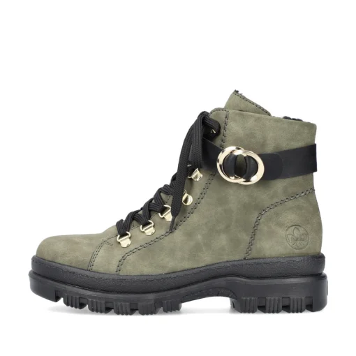 Rieker Damen Biker Boots laubgrün