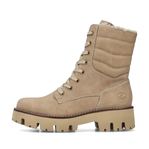 Rieker Damen Biker Boots braunbeige