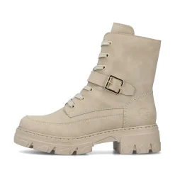 Rieker Damen Biker Boots hellbeige