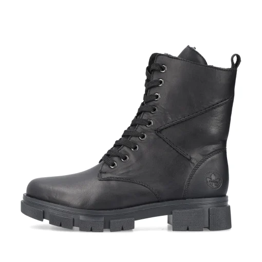 Rieker Damen Biker Boots tiefschwarz