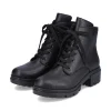 Rieker Damen Biker Boots nachtschwarz