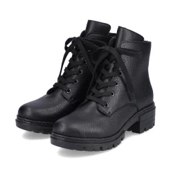 Rieker Damen Biker Boots nachtschwarz
