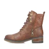Rieker Damen Biker Boots schokobraun