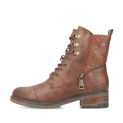 Rieker Damen Biker Boots schokobraun