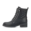 Rieker Damen Biker Boots nachtschwarz