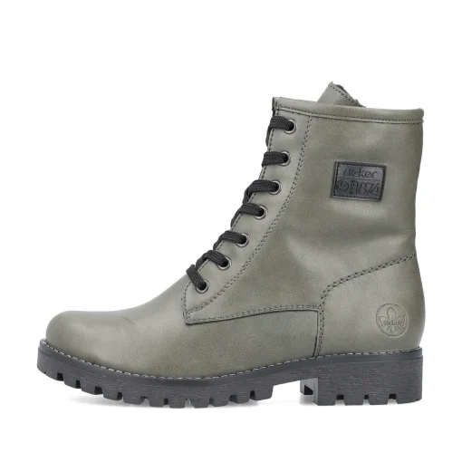 Rieker Damen Biker Boots graugrün
