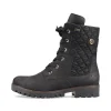 Rieker Damen Biker Boots tiefschwarz