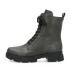 Rieker Damen Biker Boots grüngrau