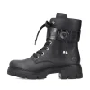Rieker Damen Biker Boots tiefschwarz
