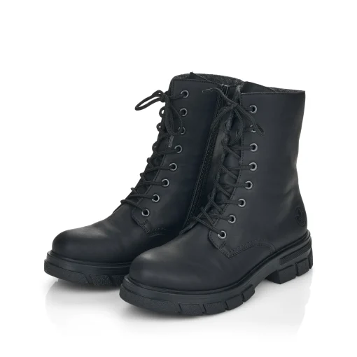 Rieker Damen Biker Boots graphitschwarz