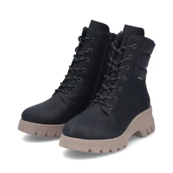 Rieker Damen Biker Boots urbanschwarz