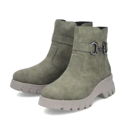 Rieker Damen Biker Boots schilfgrün