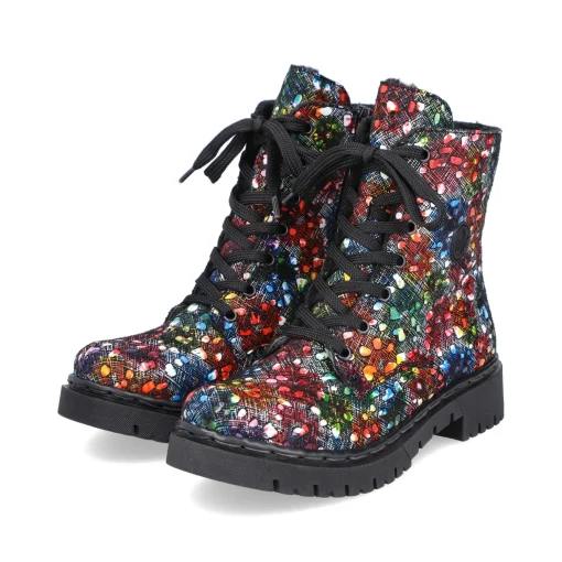 Rieker Damen Biker Boots bunt