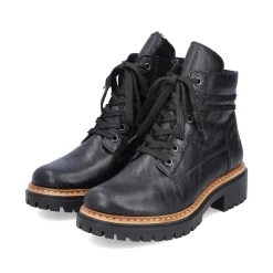 Rieker Damen Biker Boots nachtschwarz