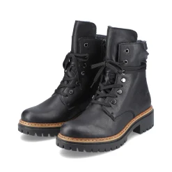 Rieker Damen Biker Boots tiefschwarz
