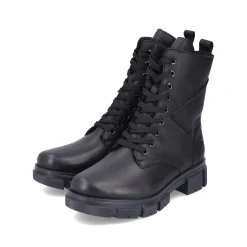 Rieker Damen Biker Boots tiefschwarz