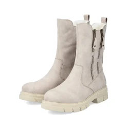 Rieker Damen Biker Boots hellbeige