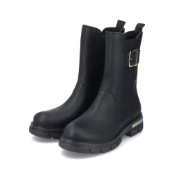 Rieker Damen Biker Boots urbanschwarz