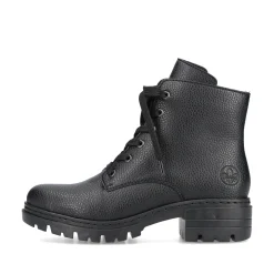 Rieker Damen Biker Boots nachtschwarz