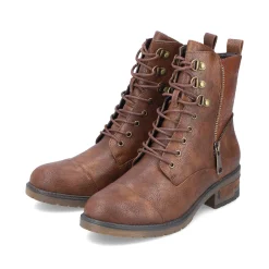 Rieker Damen Biker Boots schokobraun
