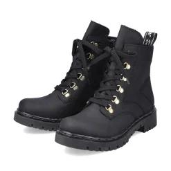 Rieker Damen Biker Boots tiefschwarz