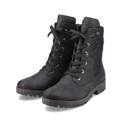 Rieker Damen Biker Boots tiefschwarz