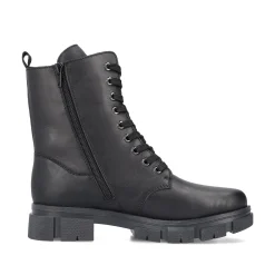 Rieker Damen Biker Boots tiefschwarz